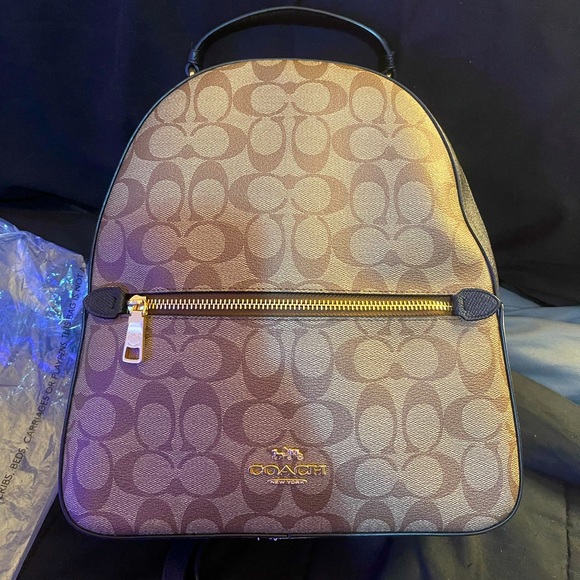 Coach signature logo medium Jordan back pack, 3 tone / logos - Picture 1 of 5